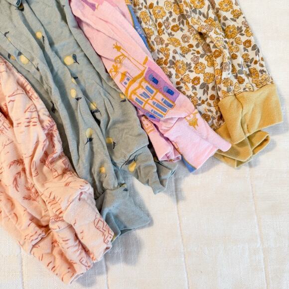 Gerber Modern Moments Baby Girls Super Soft Pajamas Plus Disney Princess- Set 4 - Picture 6 of 6